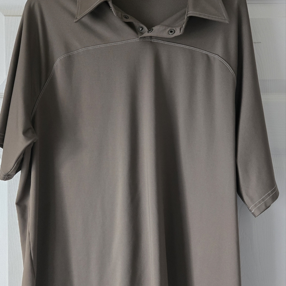 QED London Gray Polo Shirt with Breathable‎ Design